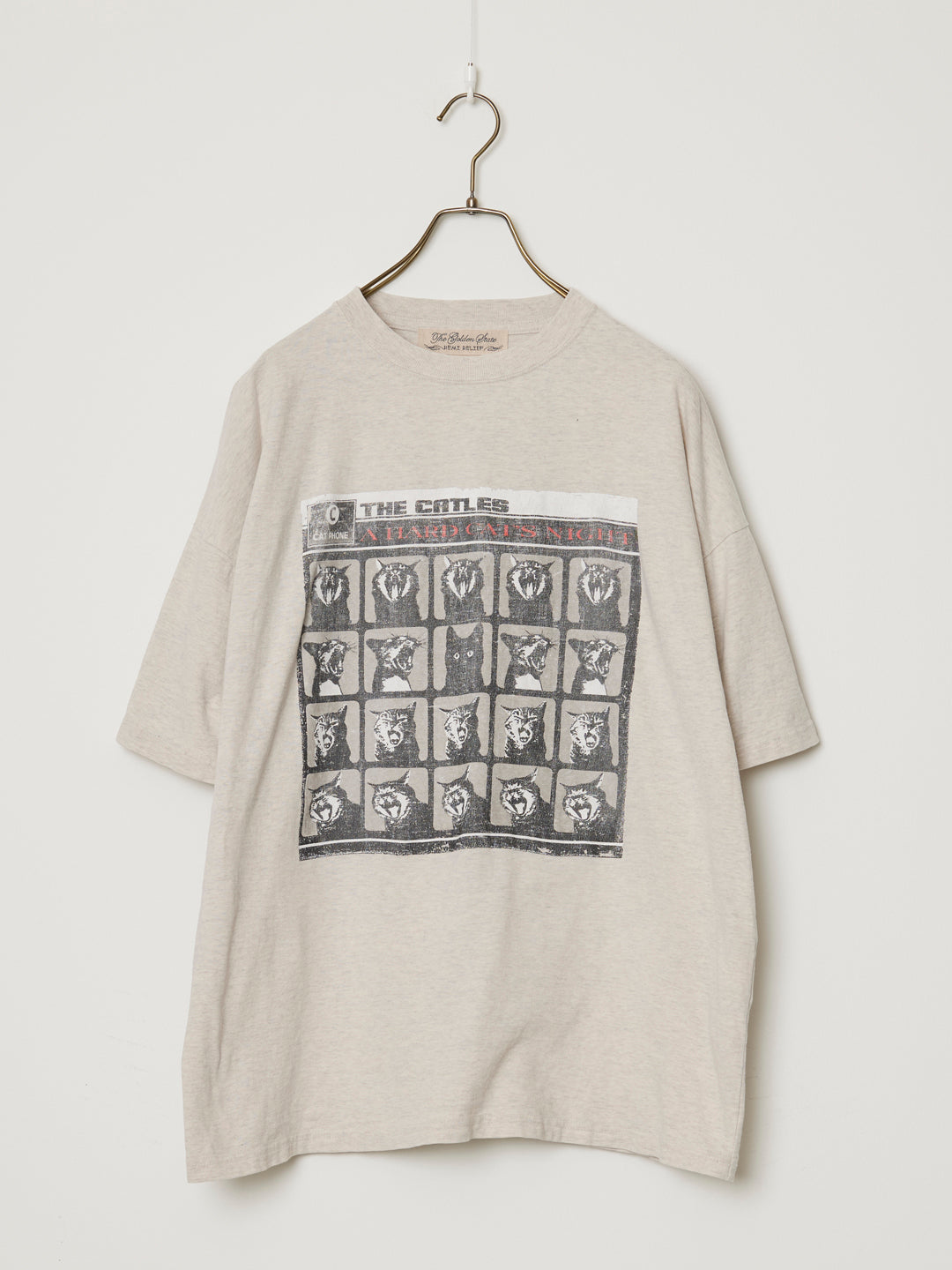 HARD SP加⼯20/天竺BIGサイズT(A HARD CAT'S NIGHT)