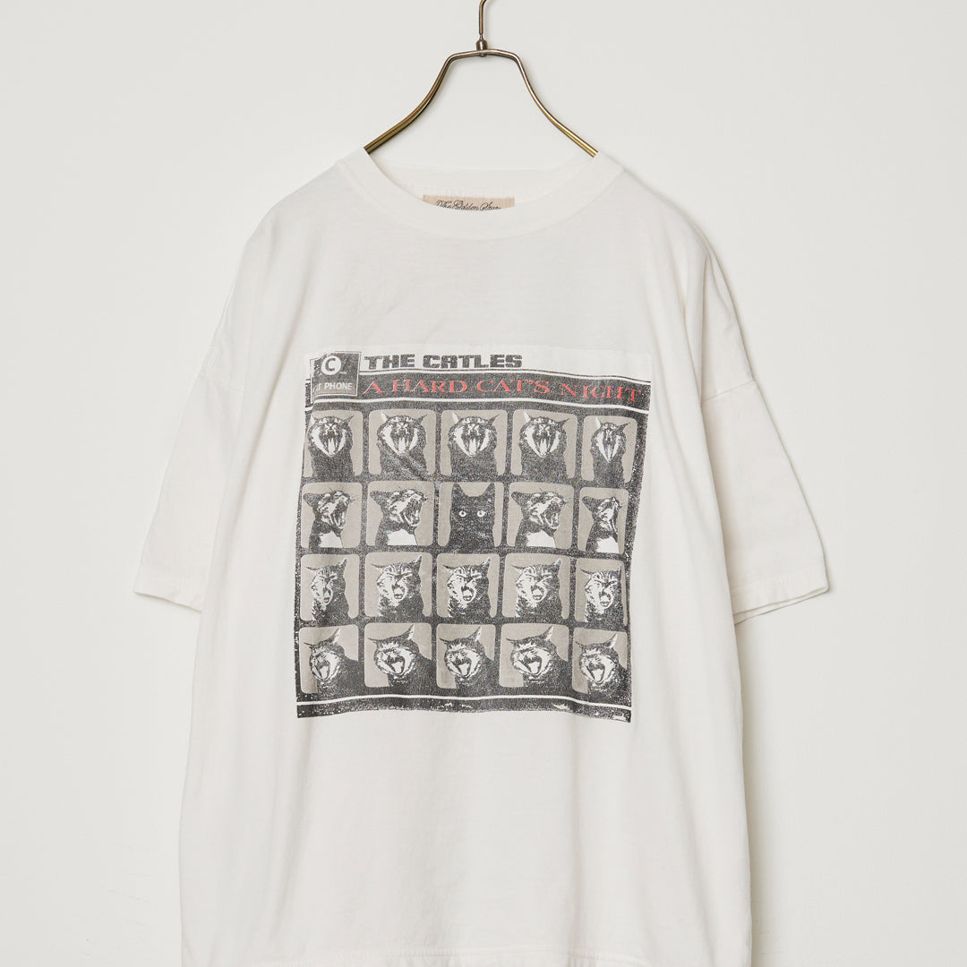 HARD SP加⼯20/天竺BIGサイズT(A HARD CAT'S NIGHT)