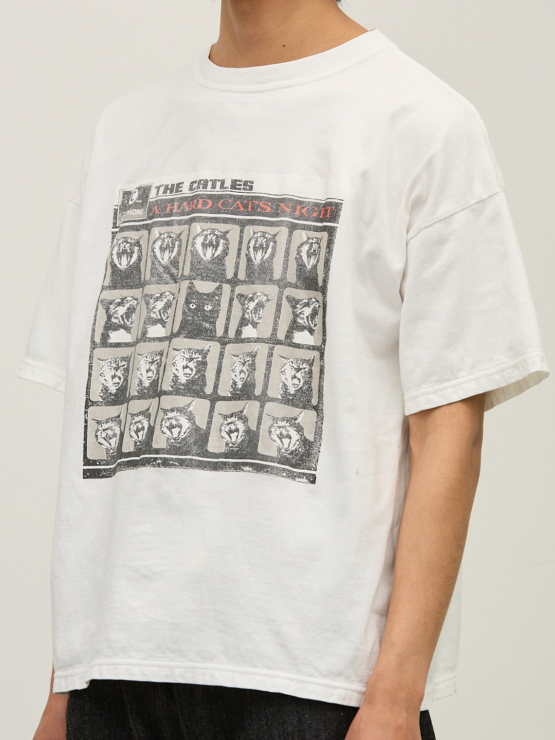 HARD SP加⼯20/天竺BIGサイズT(A HARD CAT'S NIGHT)