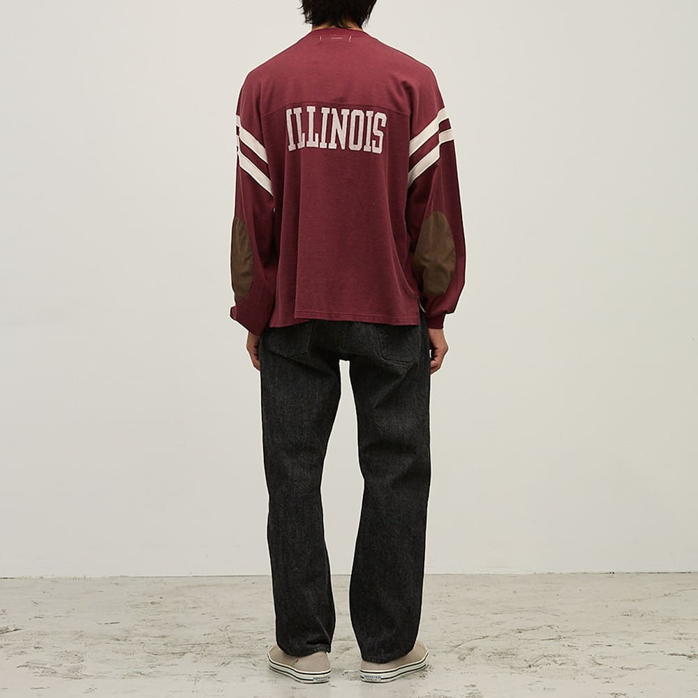 R/C天竺フットボールロンT（ILLINOIS）