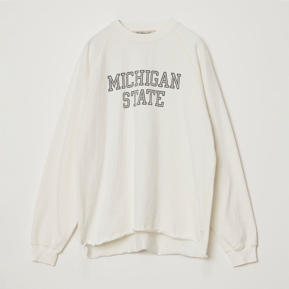 8/Tanjiku Raglan Henley Long Sleeve T-shirt (C)