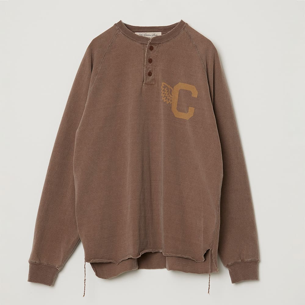 8/天竺ラグランヘンリーロンT(C)