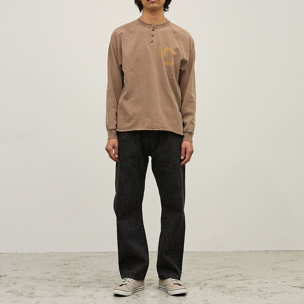 8/天竺ラグランヘンリーロンT(C)