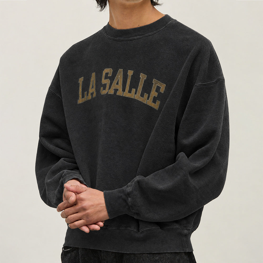 SP加工起毛裏毛クルー(LA SALLE)