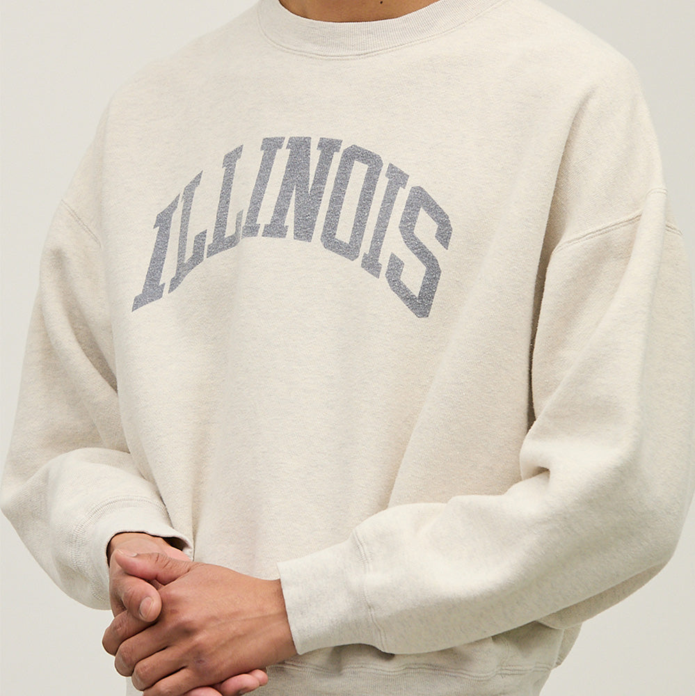 SP 가공 기모 안감 맨투맨(ILLINOIS)