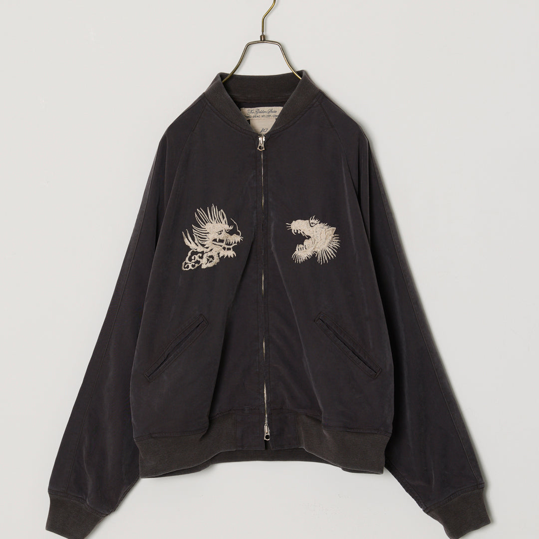 Fibril Rayon Twill Souvenir Jacket (JAPAN)