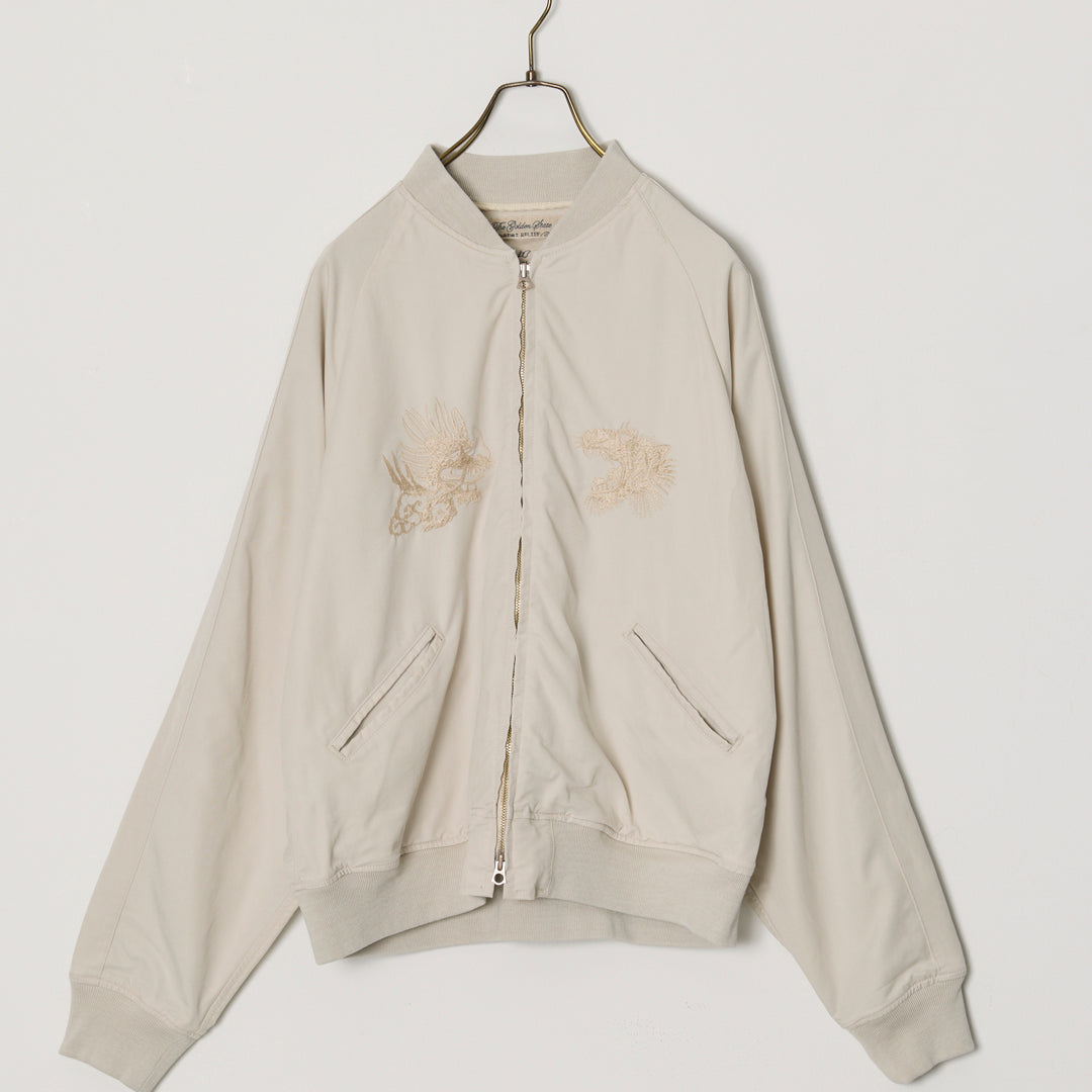 Fibril Rayon Twill Souvenir Jacket (JAPAN)