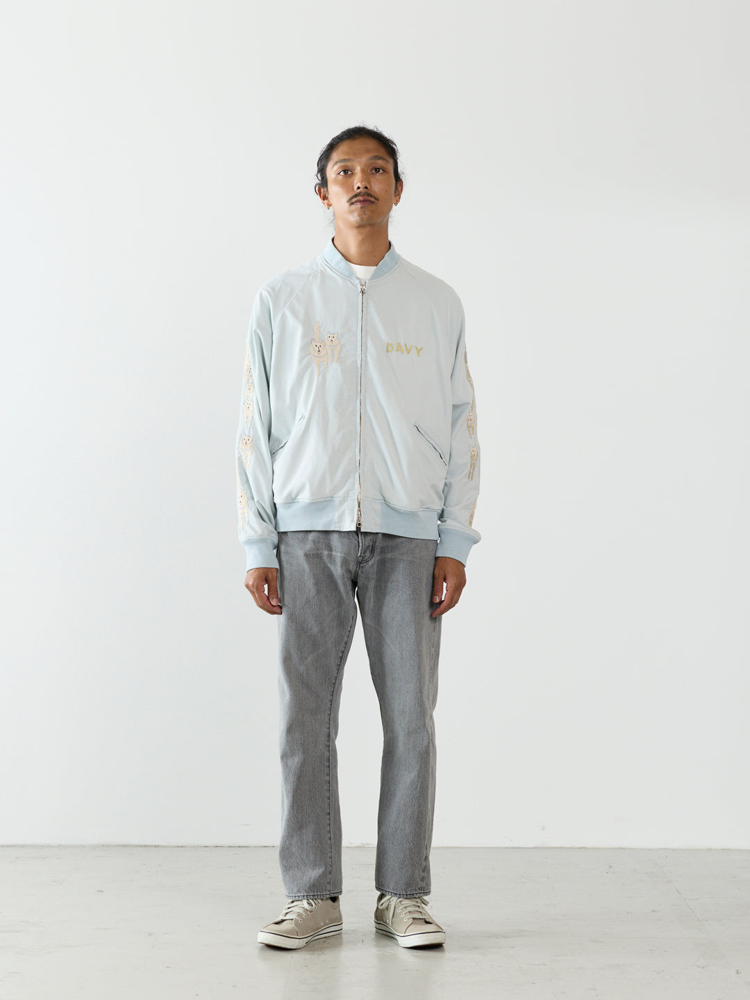Fibril Rayon Twill Souvenir Jacket (ALASKA)