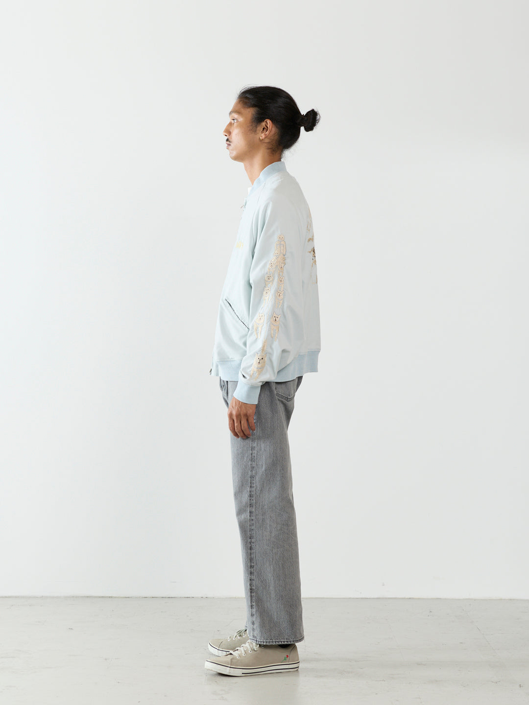 Fibril Rayon Twill Souvenir Jacket (ALASKA)