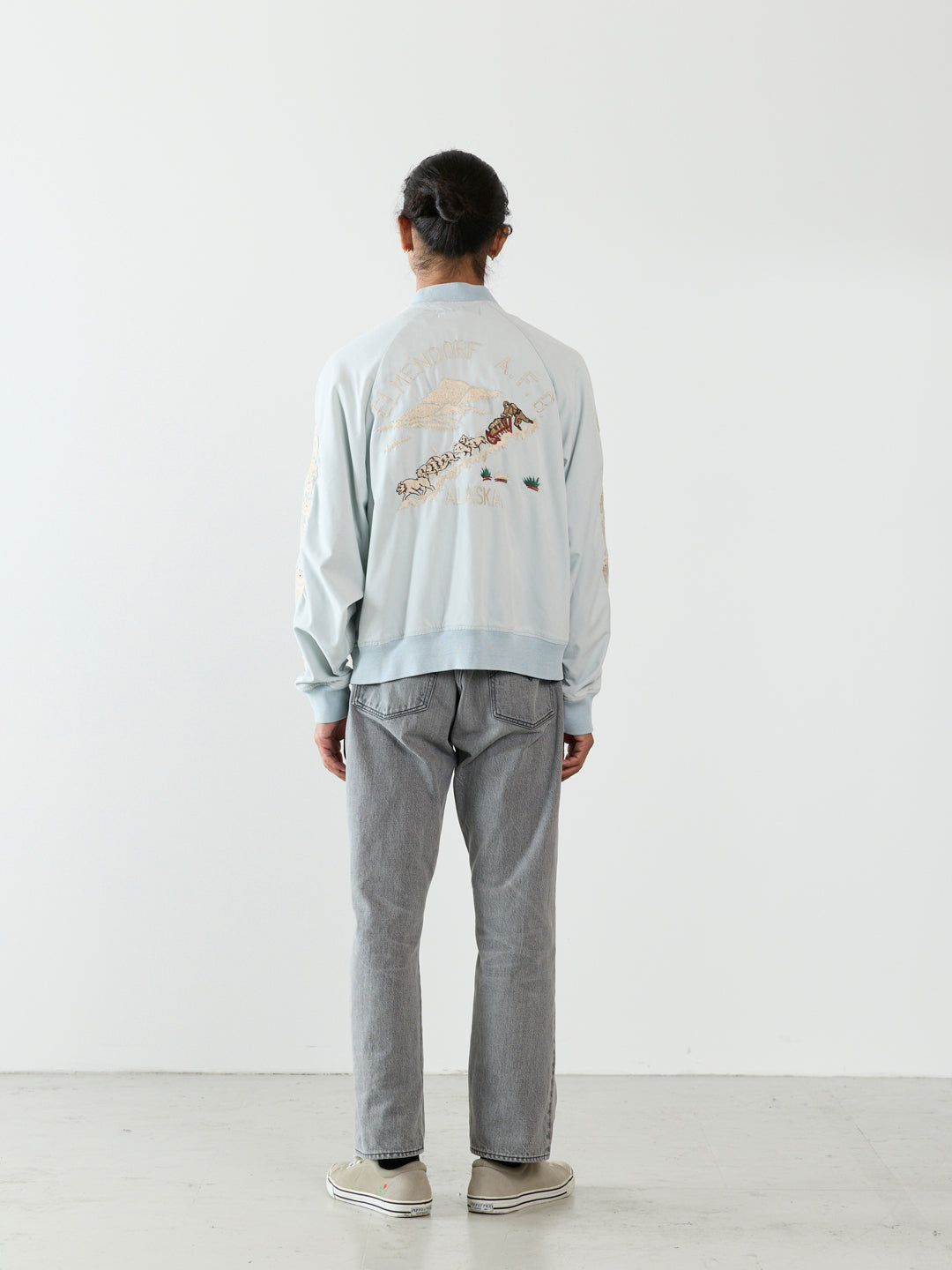 Fibril Rayon Twill Souvenir Jacket (ALASKA)