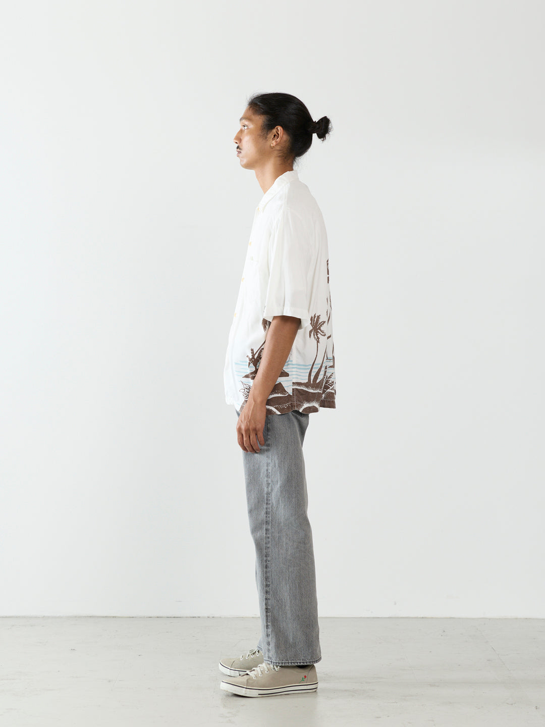 Rayon Aloha S/S Shirt (Palm Tree)