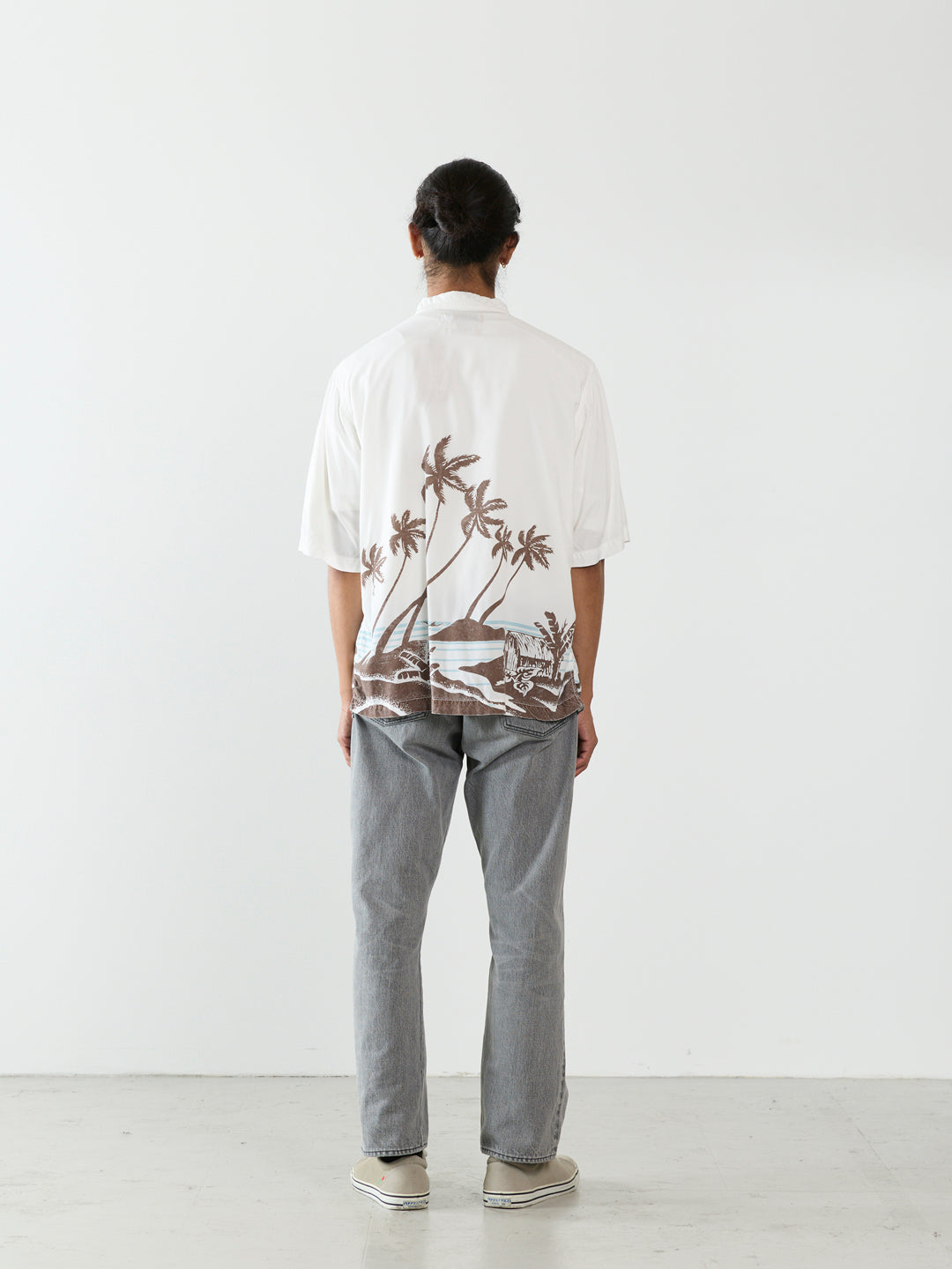 Rayon Aloha S/S Shirt (Palm Tree)