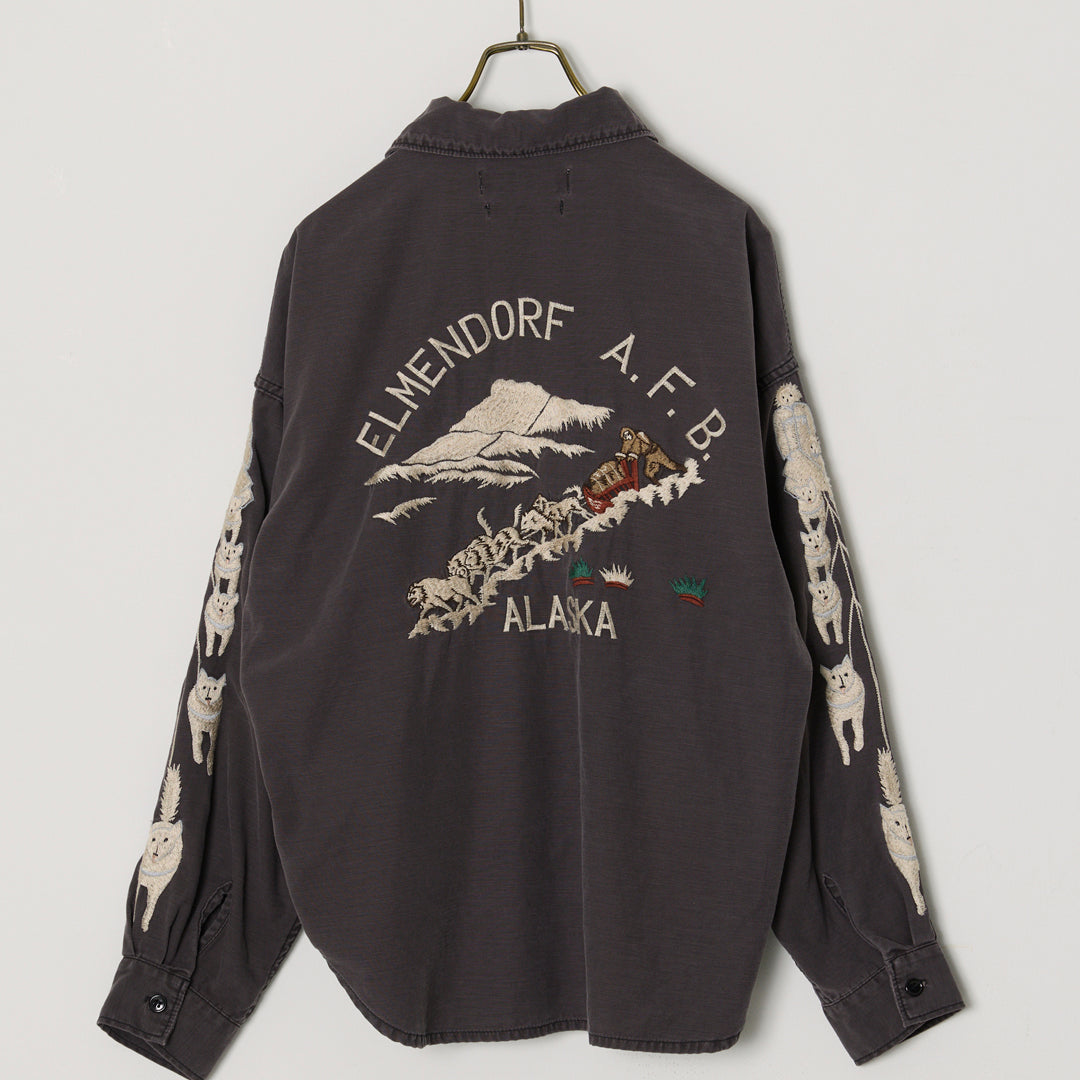 WIDE MILITARY SHIRT (Embroidery: ALASKA)