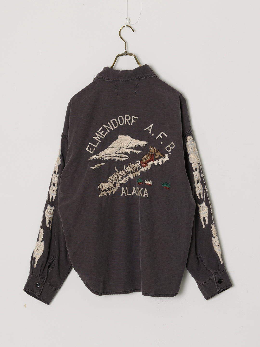WIDE MILITARY SHIRT (Embroidery: ALASKA)