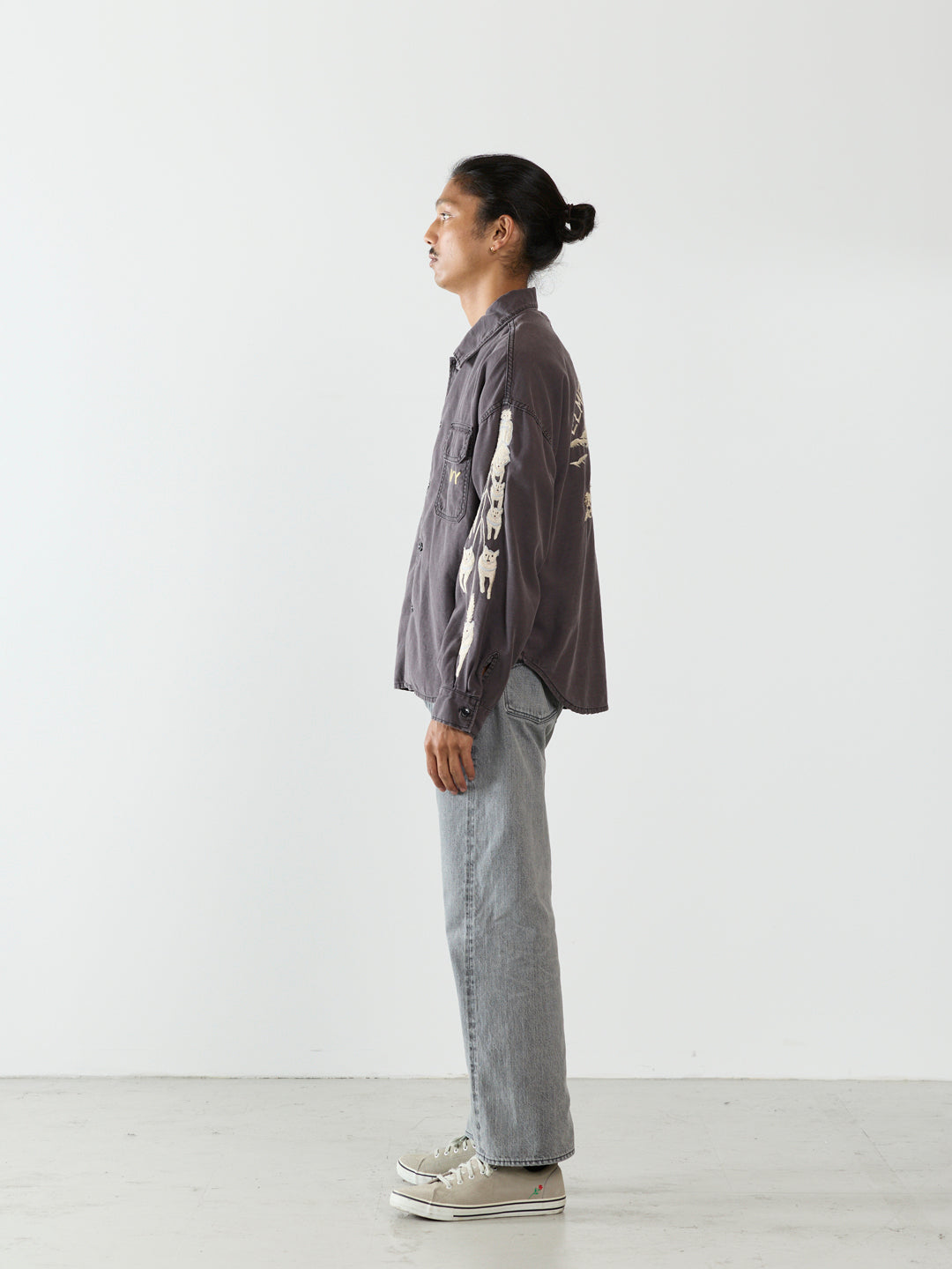 WIDE MILITARY SHIRT (Embroidery: ALASKA)