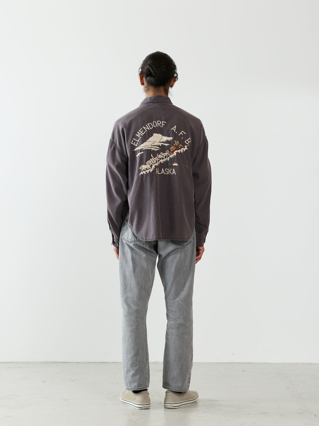 WIDE MILITARY SHIRT (Embroidery: ALASKA)