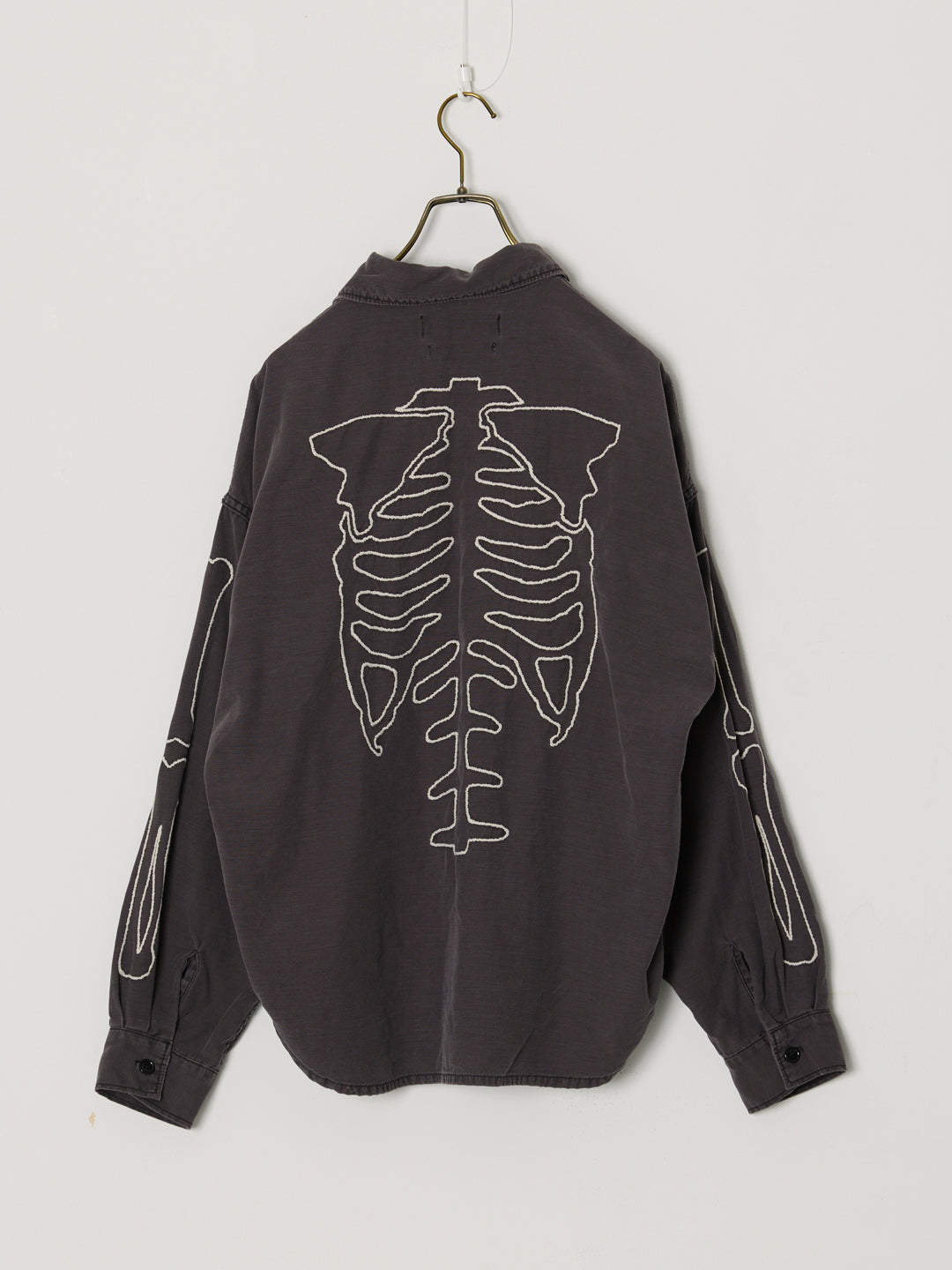 WIDE MILITARY SHIRT (Embroidery: BONE)