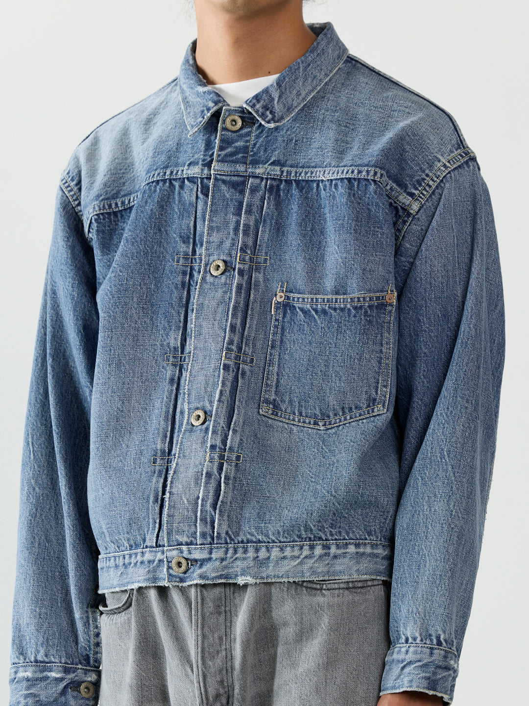 12oz DENIM WWII Model JKT (FADEBLUE)
