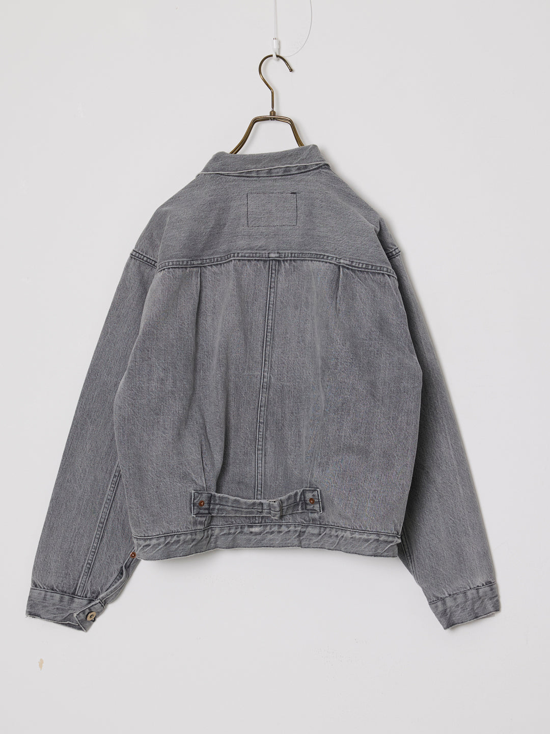12oz DENIM S40's JACKET BLACK (FADEBLACK)