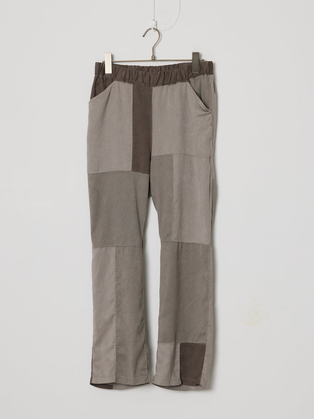 Patchwork Eco Suede Easy Pants