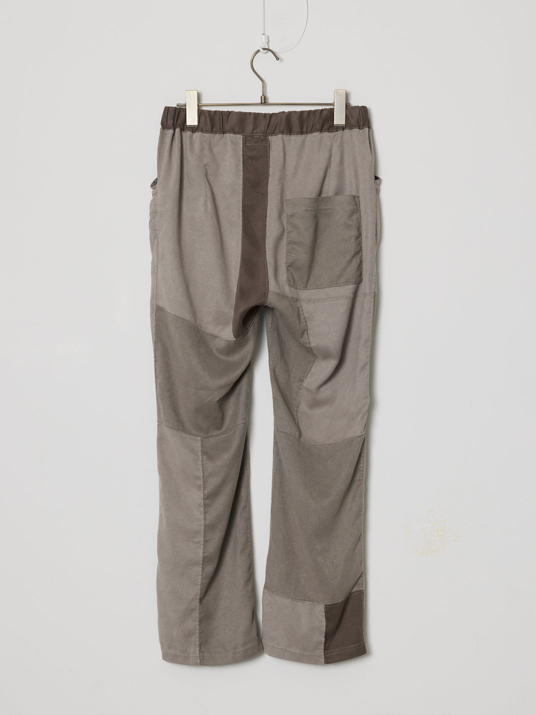 Patchwork Eco Suede Easy Pants