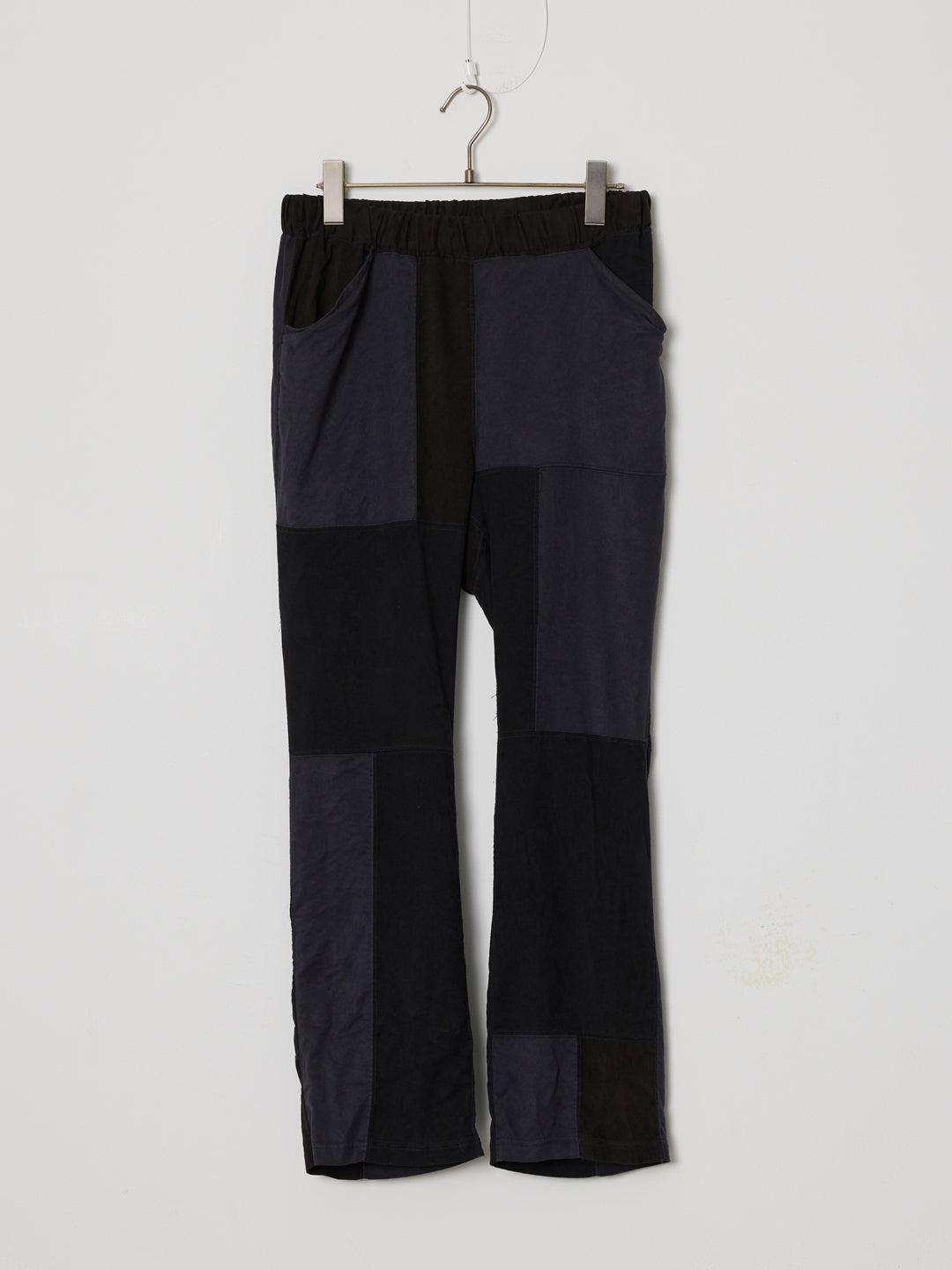 Patchwork Eco Suede Easy Pants
