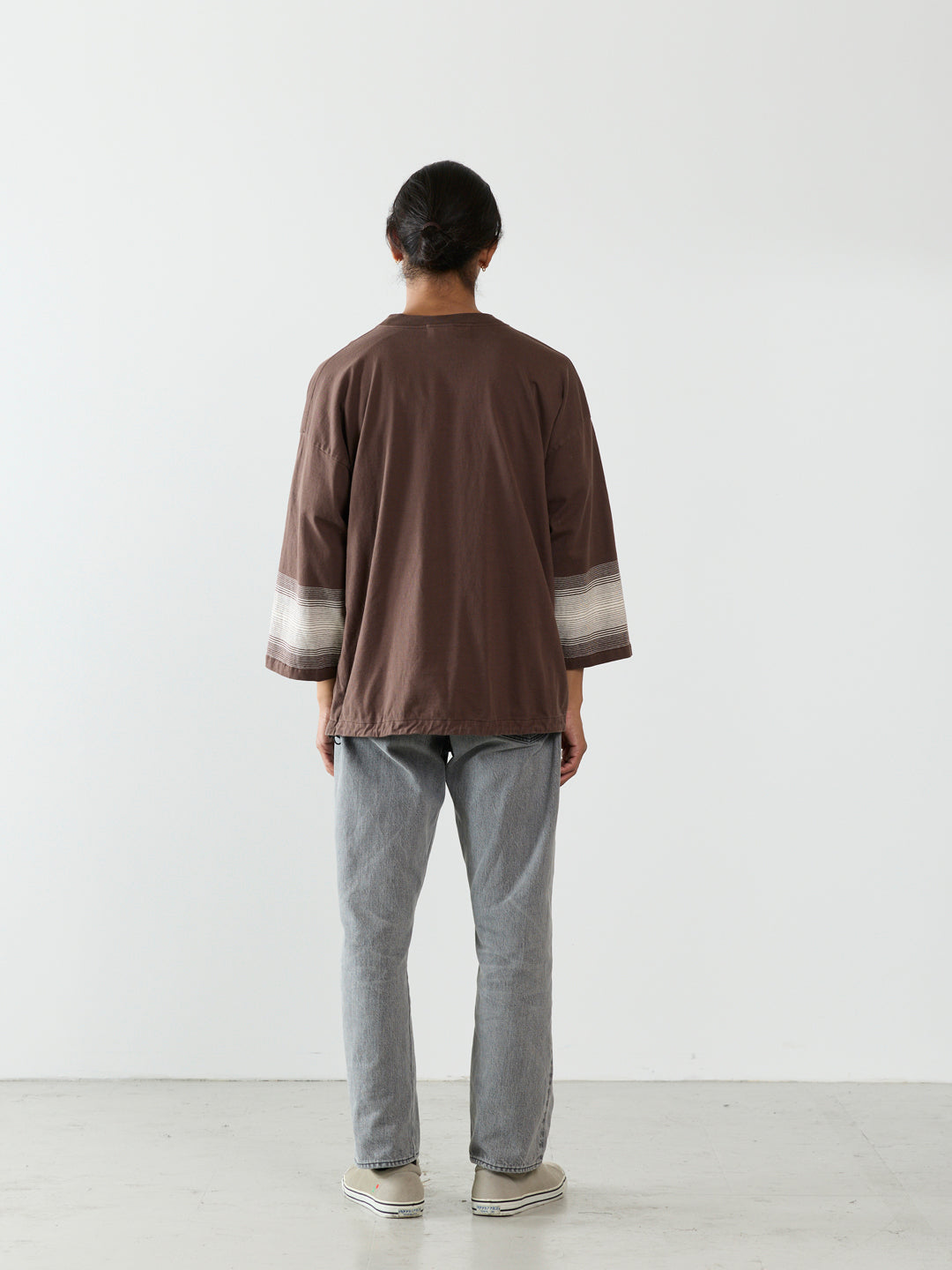 Native Border 3/4 Sleeve T-shirt