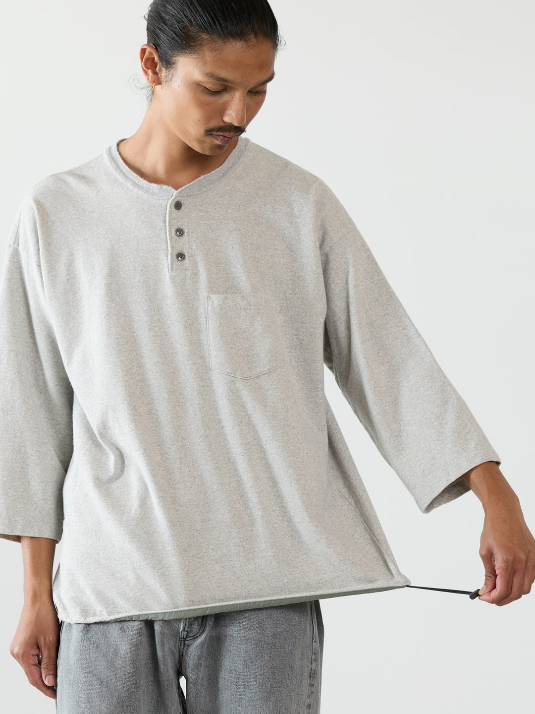 Supima Fleece 3/4-Sleeve T-shirt