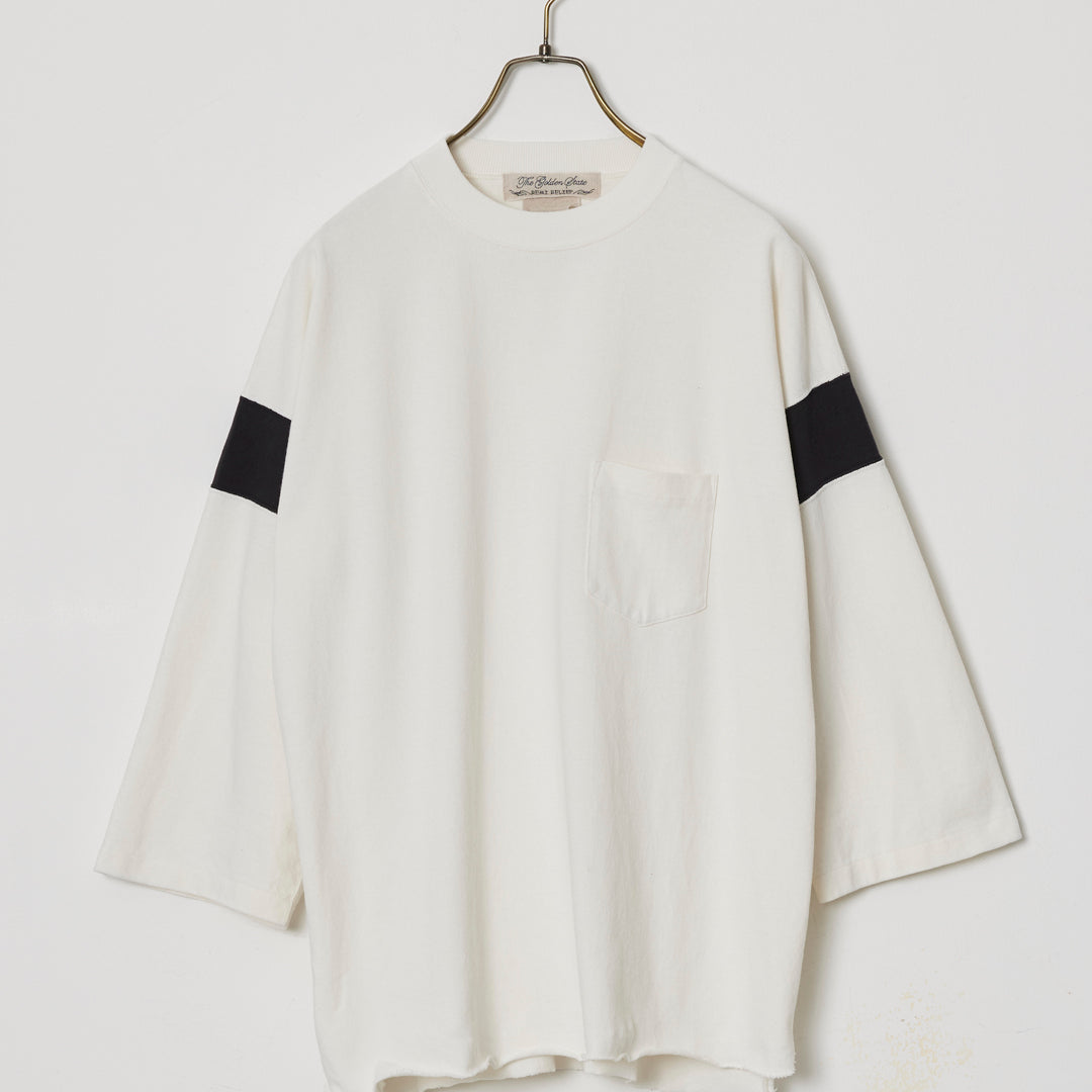 20/Open-End Heavyweight Jersey Football Pocket Tee