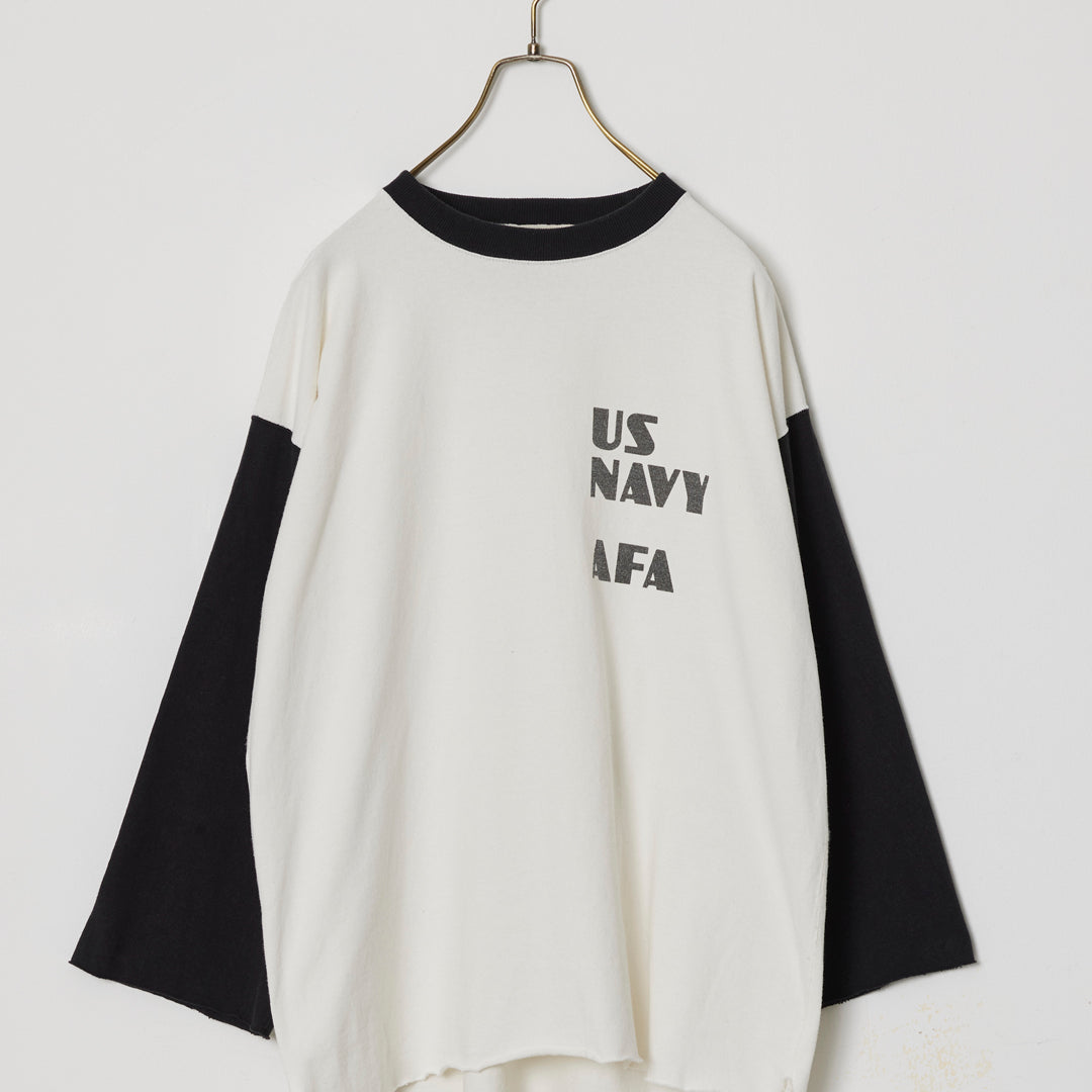 20/Open-End Heavyweight Jersey 3/4-Sleeve T-shirt (US NAVY AFA)