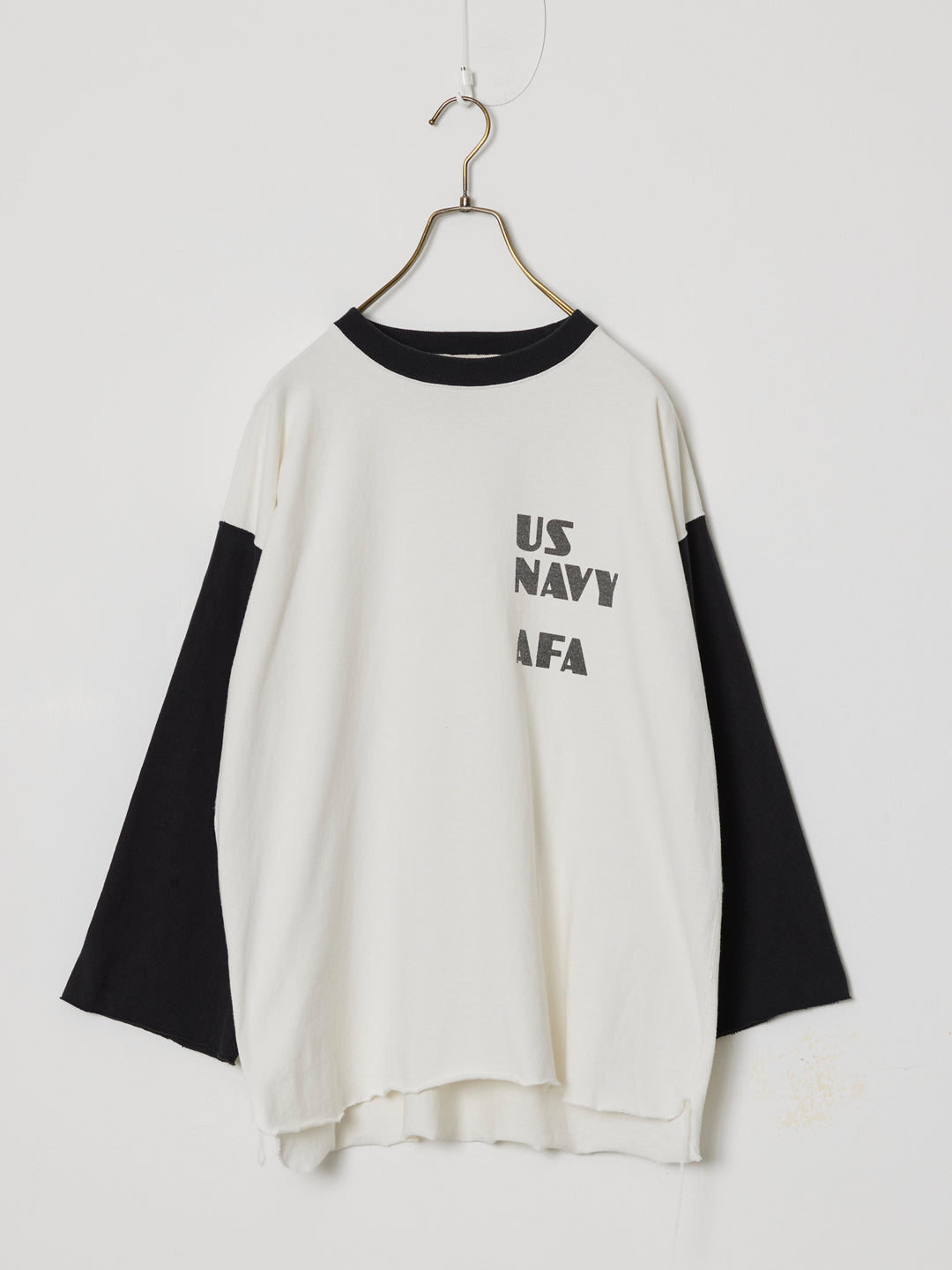 20/Open-End Heavyweight Jersey 3/4-Sleeve T-shirt (US NAVY AFA)