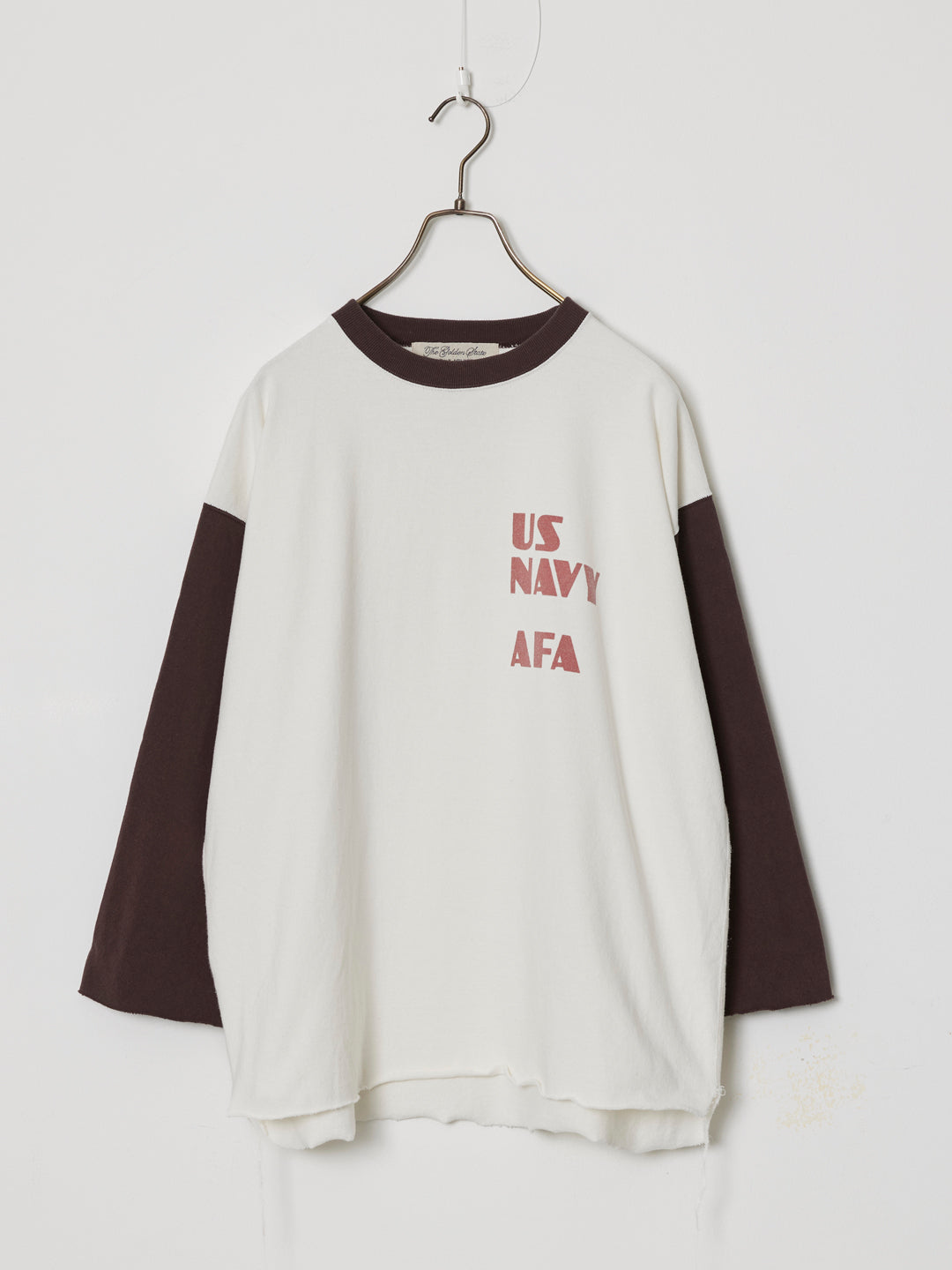 20/Open-End Heavyweight Jersey 3/4-Sleeve T-shirt (US NAVY AFA)