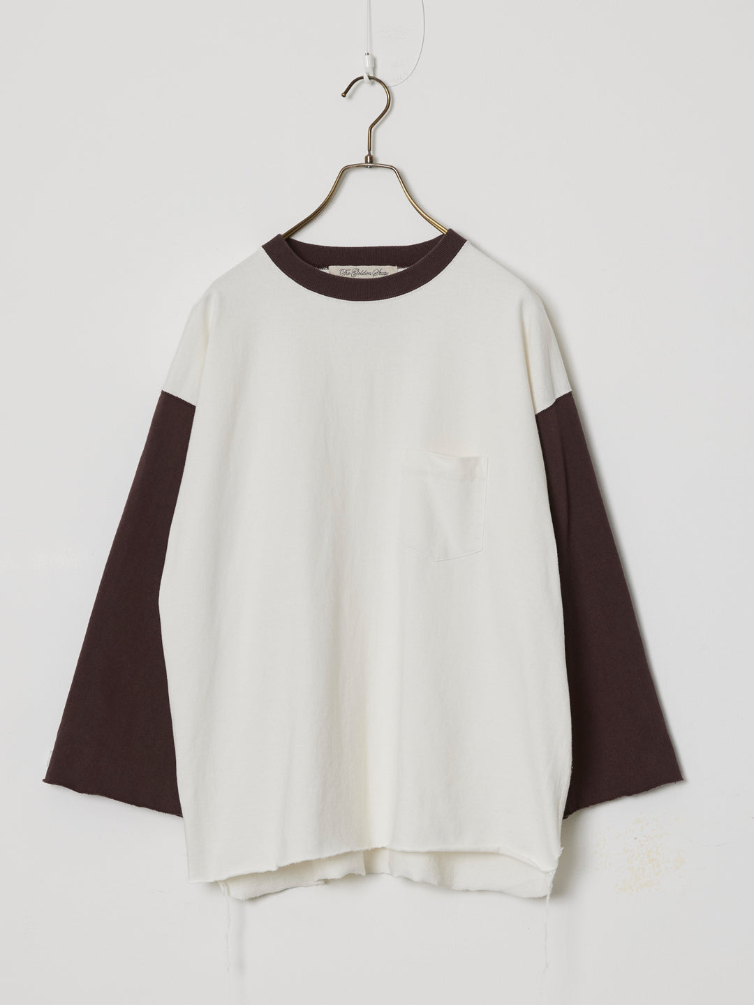20/Open-end Thick Jersey 7-Sleeve Pocket Tee