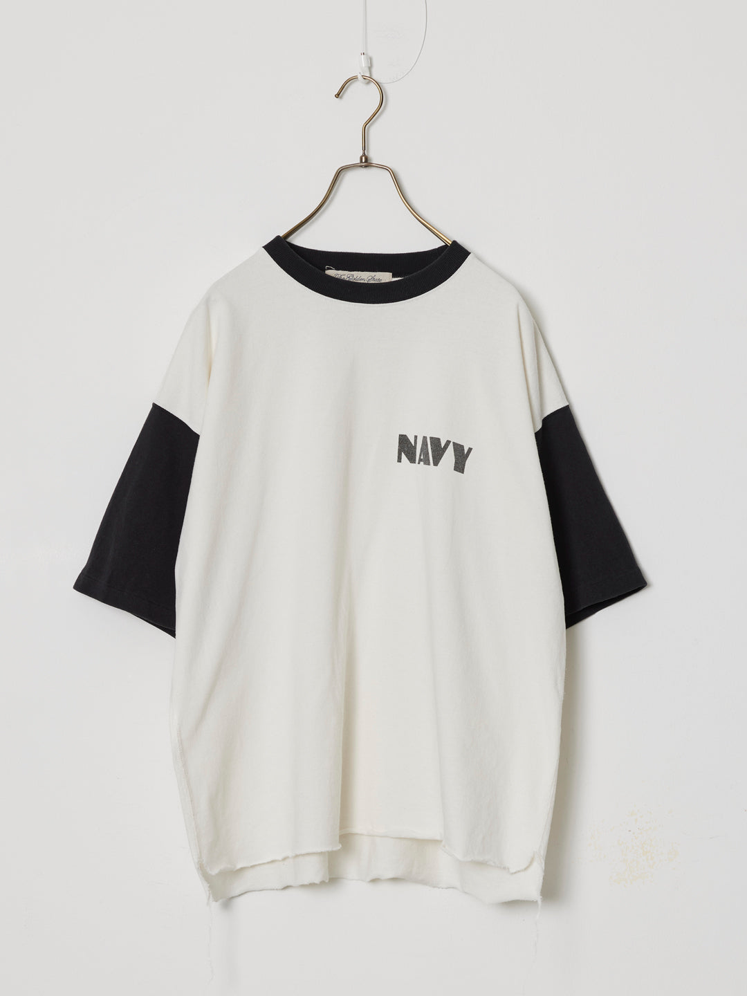 20/Open-End Heavyweight Jersey T-Shirt (NAVY)