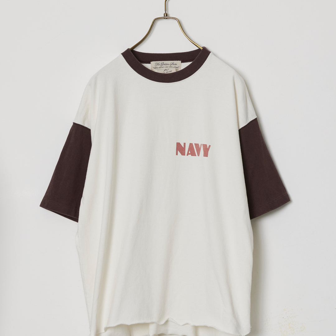20/Open-End Heavyweight Jersey T-Shirt (NAVY)