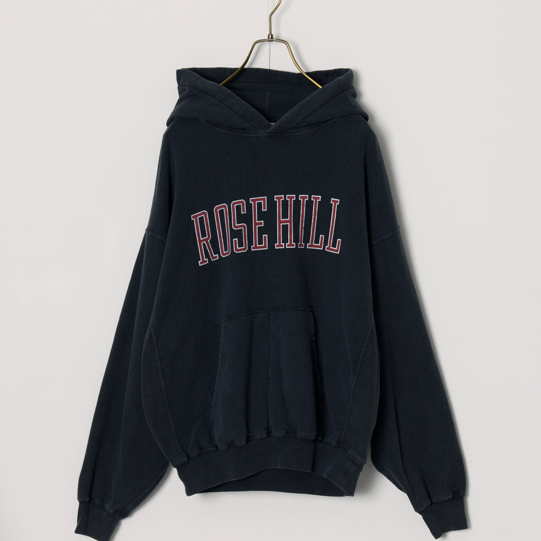 SP processed 3-needle brushed back hoodie (ROSE HILL)