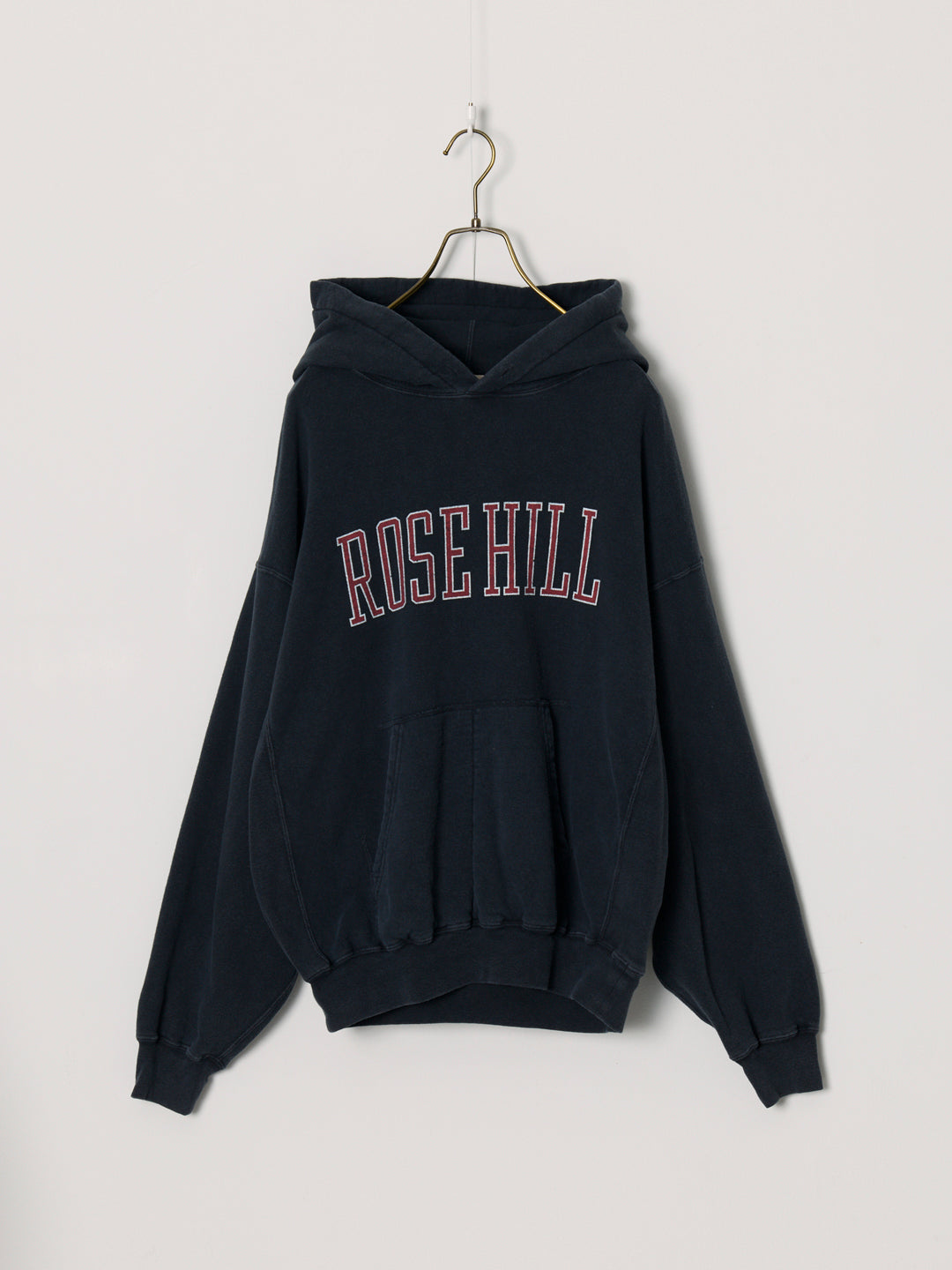 SP processed 3-needle brushed back hoodie (ROSE HILL)