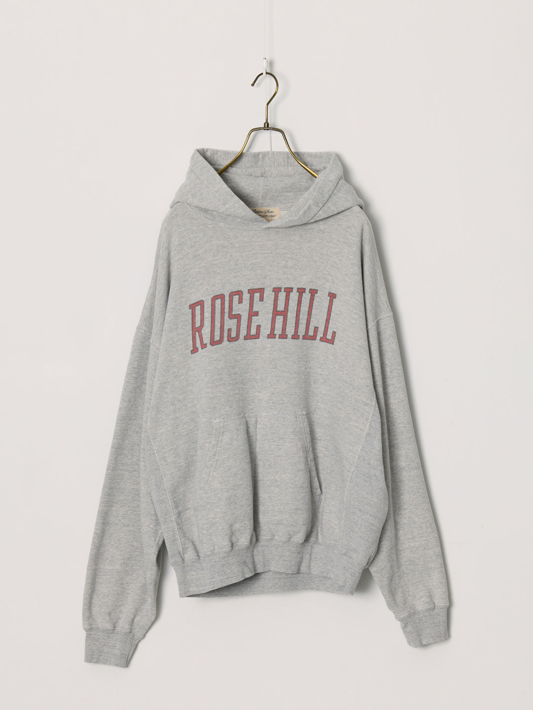 SP processed 3-needle brushed back hoodie (ROSE HILL)