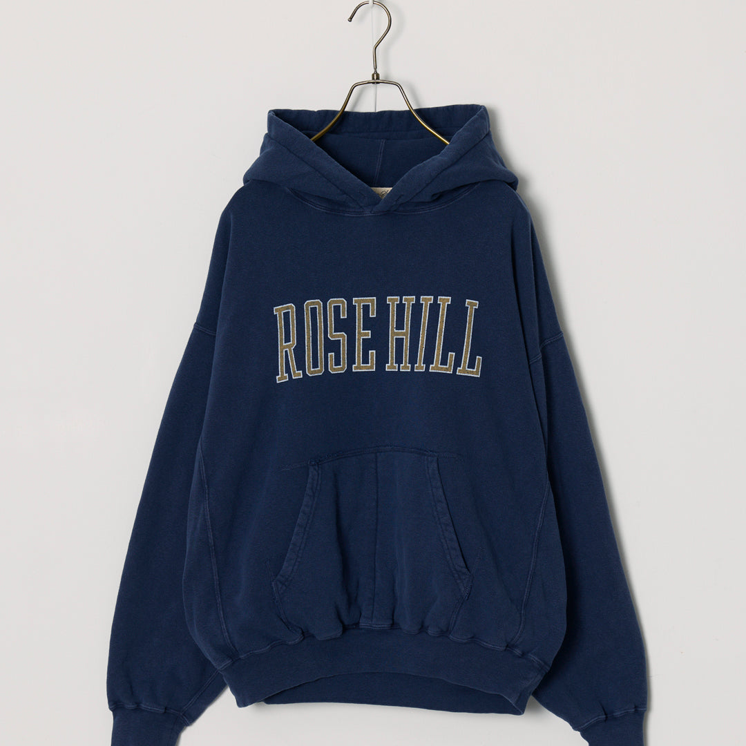 SP processed 3-needle brushed back hoodie (ROSE HILL)