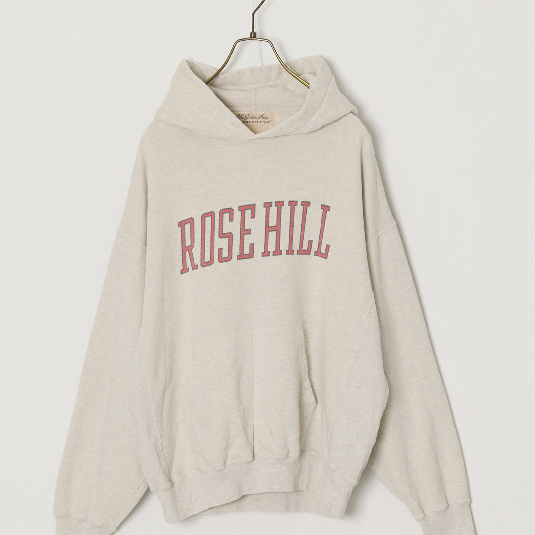 SP processed 3-needle brushed back hoodie (ROSE HILL)