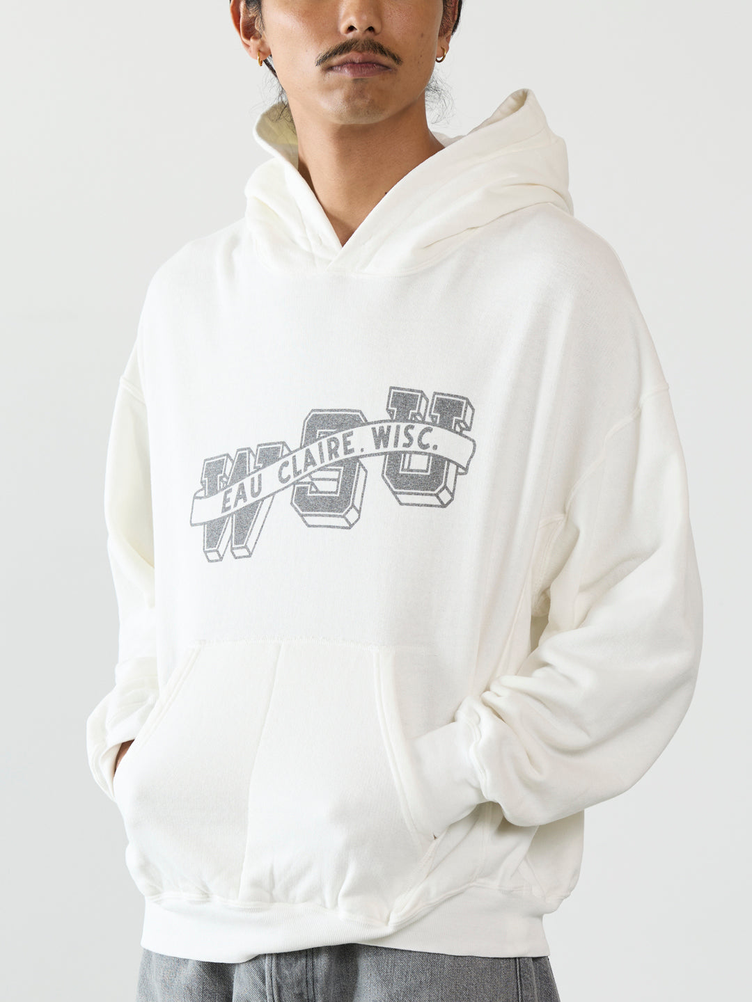 SP processed, 3-ply, brushed back hoodie (WSU)