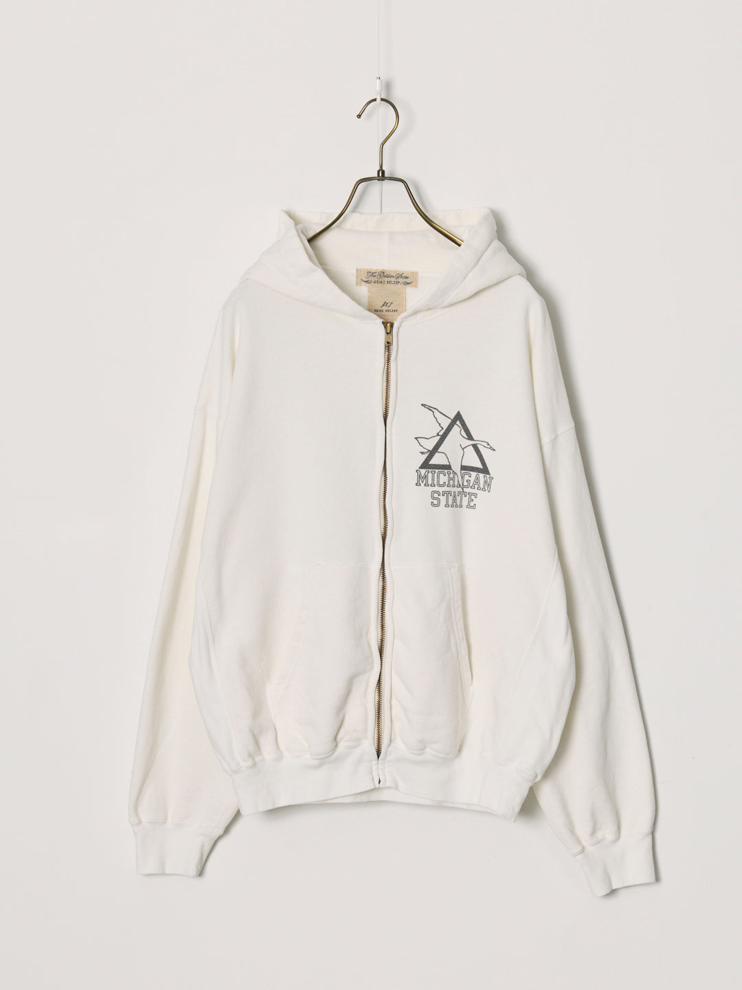 SP processed 3-fleece lined zip hoodie (MICHIGAN STATE)