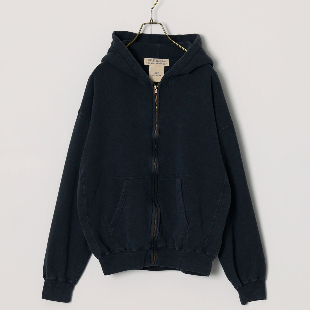 SP processed 3-ply reverse fleece zip hoodie (plain)