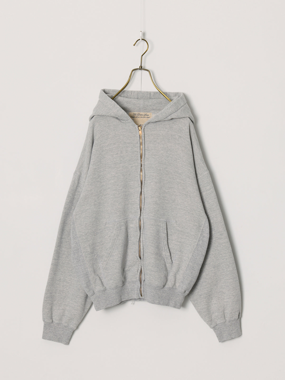 SP processed 3-ply reverse fleece zip hoodie (plain)