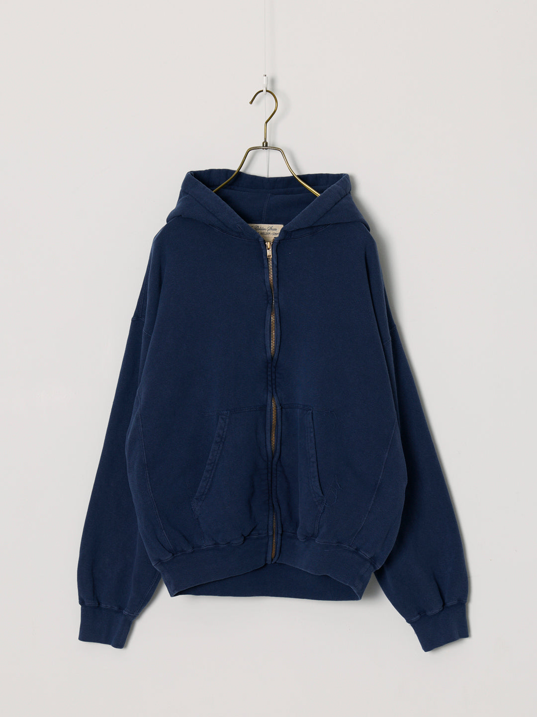 SP processed 3-ply reverse fleece zip hoodie (plain)