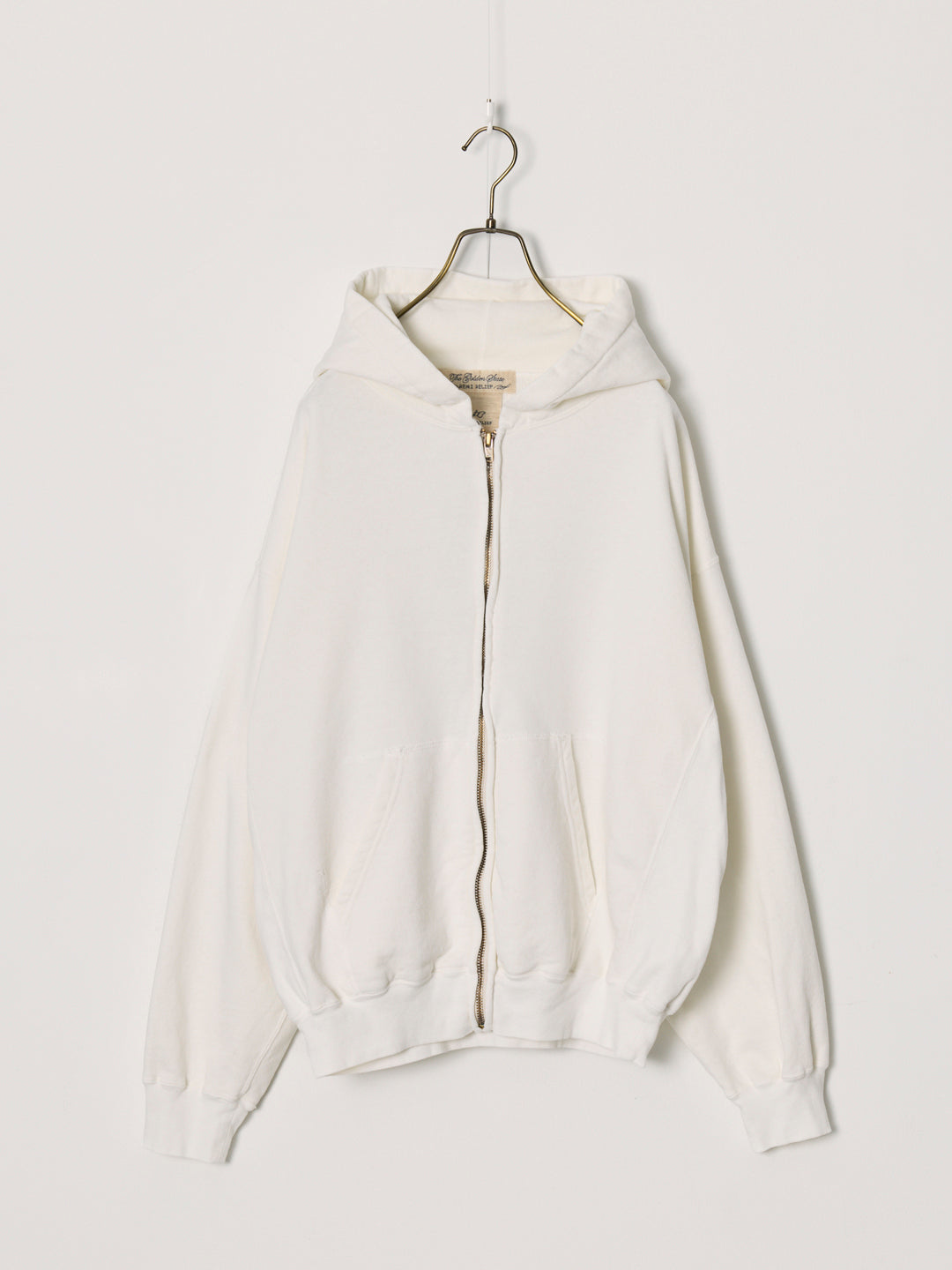 SP processed 3-ply reverse fleece zip hoodie (plain)