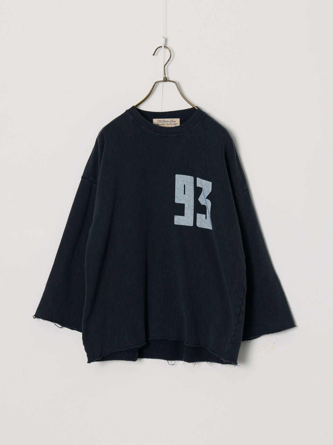 SP processed 3-ply brushed裏⽑ crew neck 7-sleeve (93)