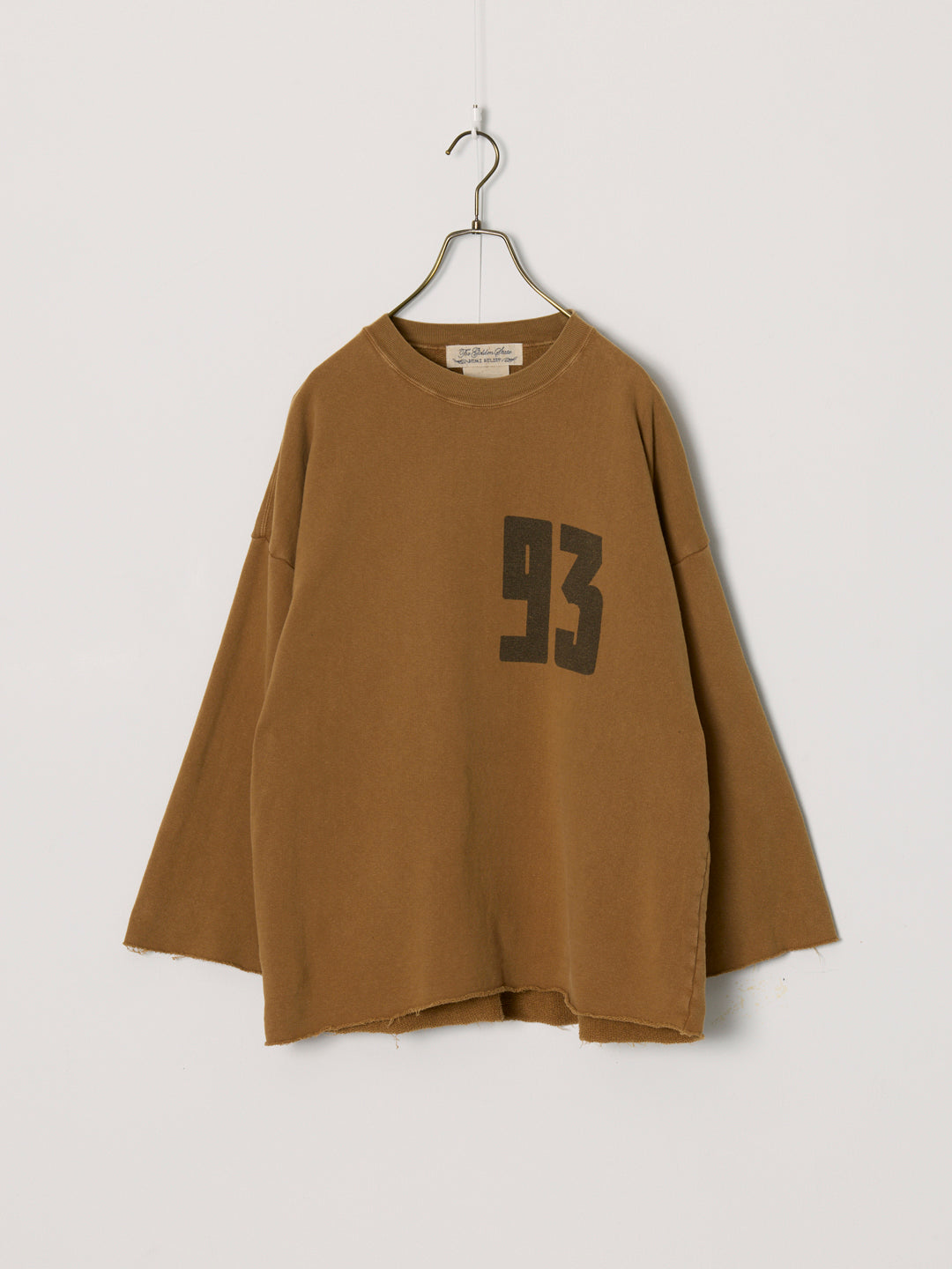 SP processed 3-ply brushed裏⽑ crew neck 7-sleeve (93)