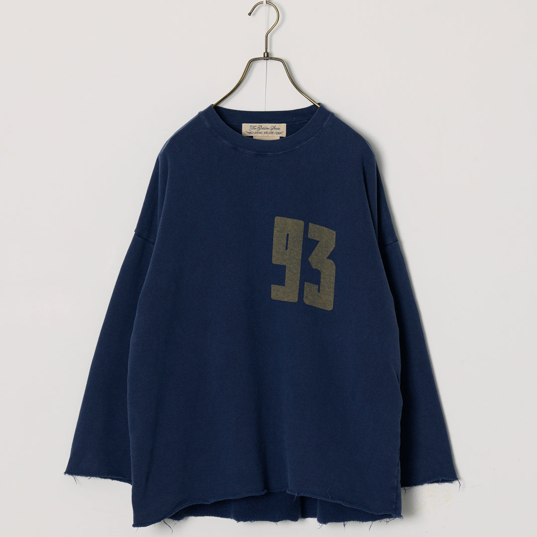 SP processed 3-ply brushed裏⽑ crew neck 7-sleeve (93)