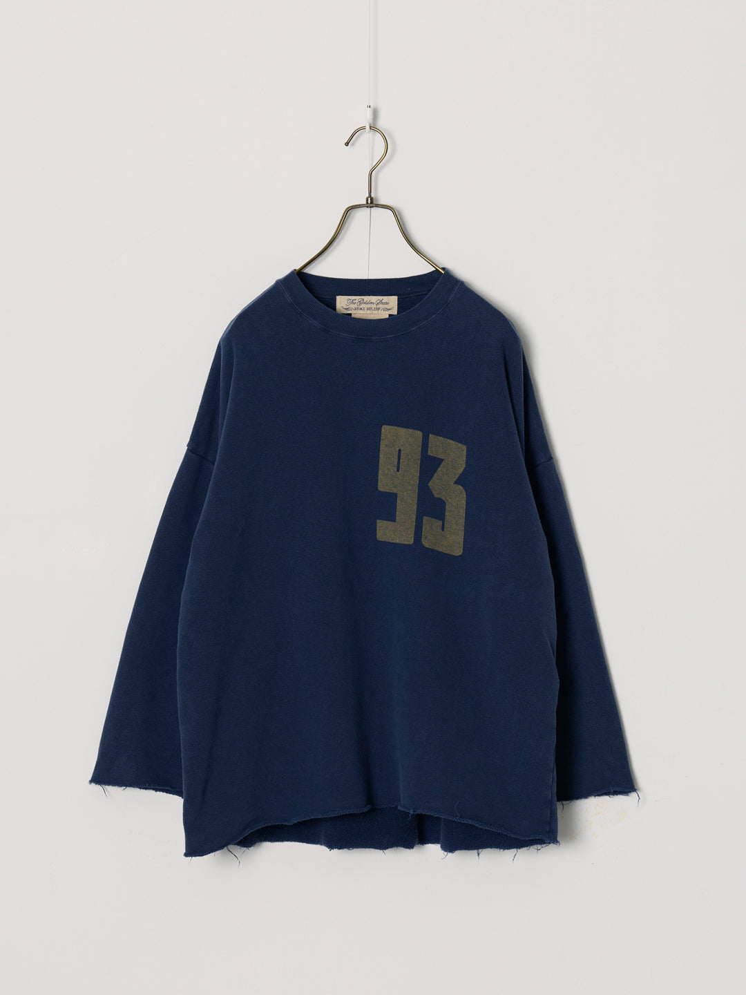 SP processed 3-ply brushed裏⽑ crew neck 7-sleeve (93)